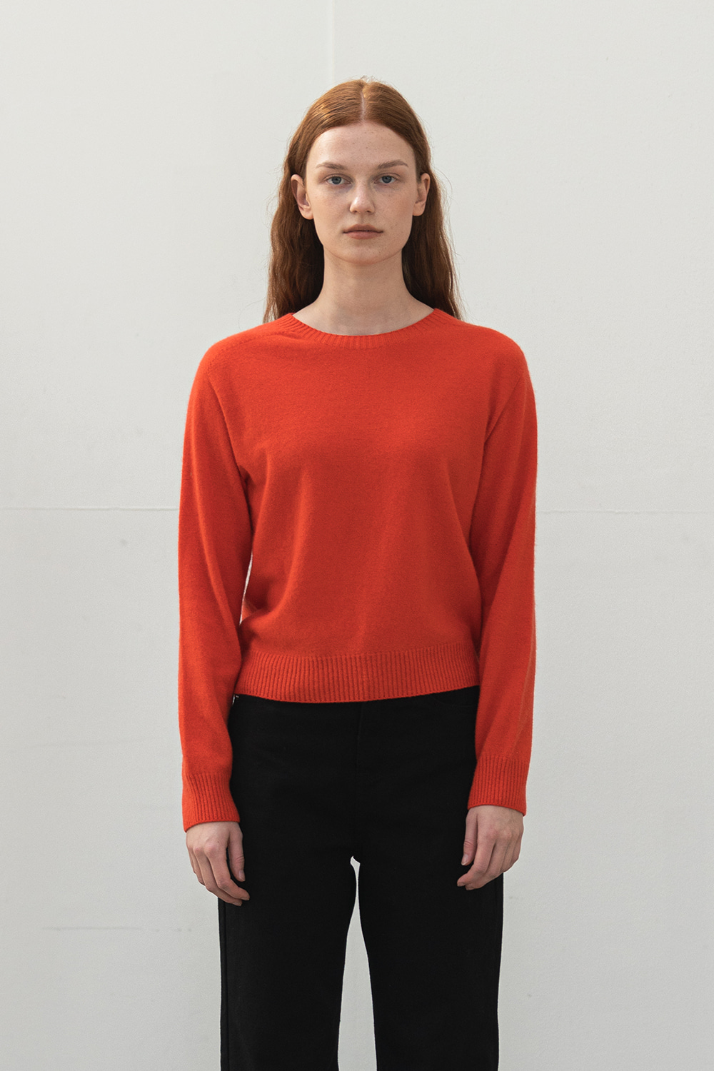 Whole garment knit _ Orange